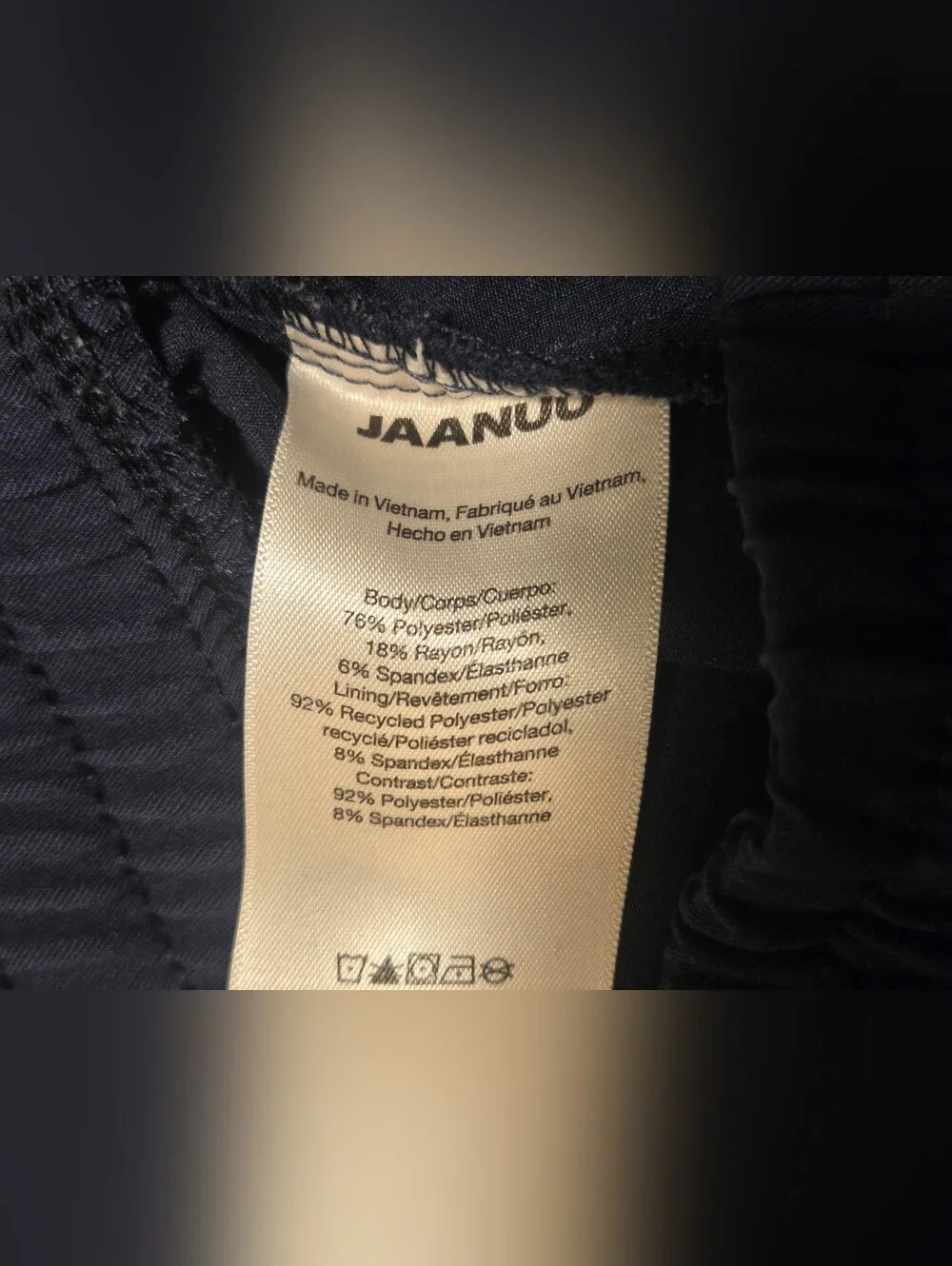 JAANUU Men’s Osmo 8-Pocket Scrub Joggers Navy M